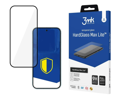 Szkło i folia ochronna 3MK HardGlass Max Lite do Google Pixel 9 / Pixel 9 Pro